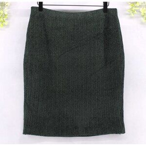 St. John Collection by Marie Gray Women's Wool Silk Lined Sparkly Green Sz 10